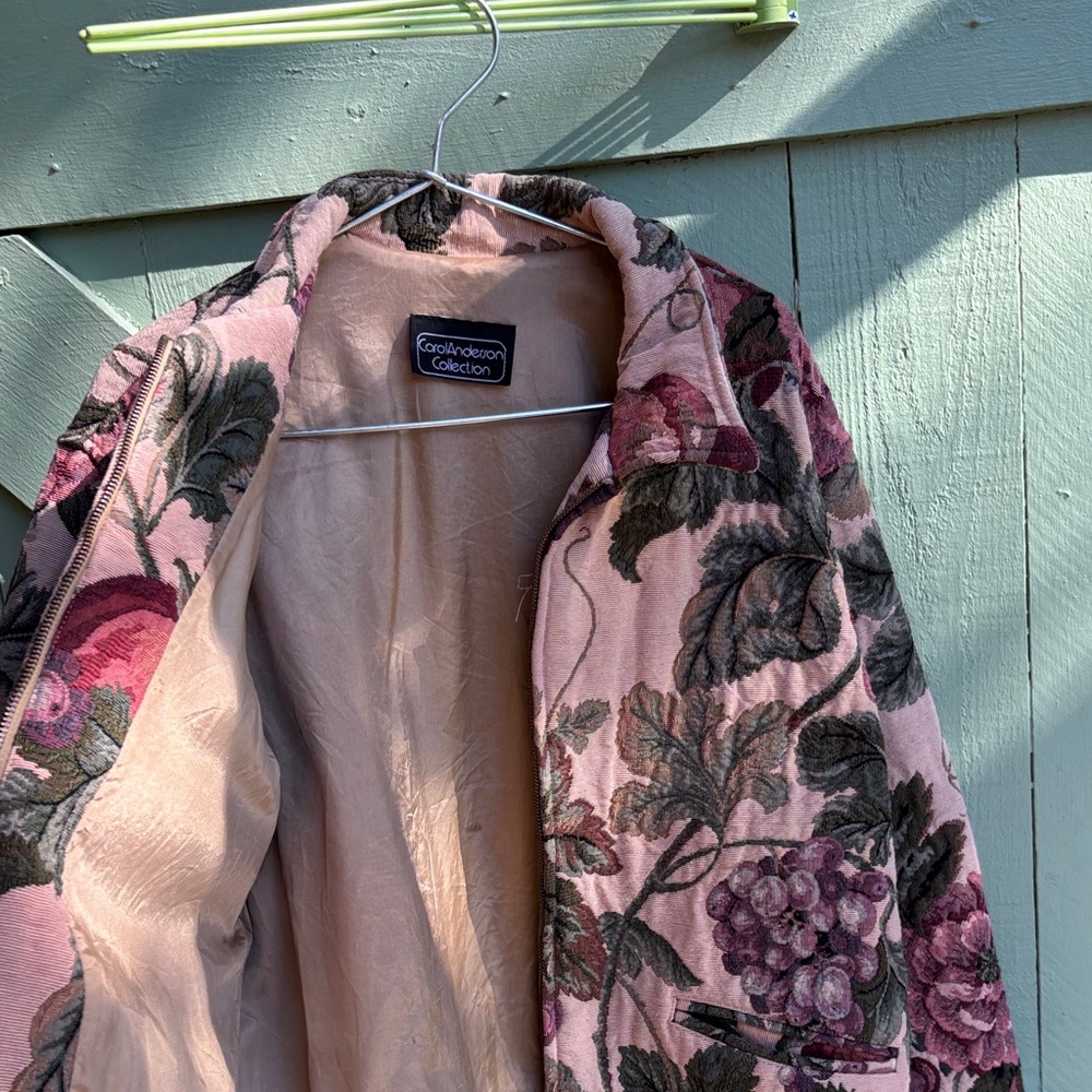 Vintage Carol Anderson Tapestry Jacket - M/L - Picture 7 of 9